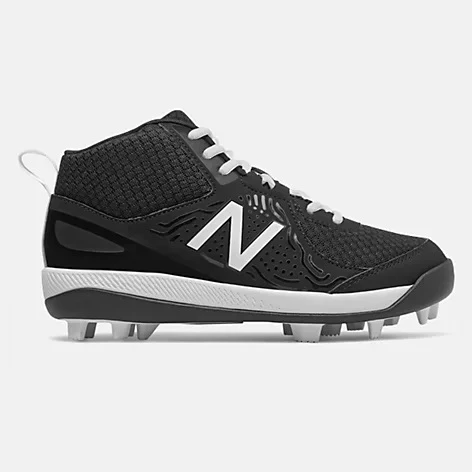 New Balance 3000v5 Youth Molded Cleats – Black/White (J3000BK5) 2 New Balance 3000v5 Youth Molded Cleats – Black/White (J3000BK5)