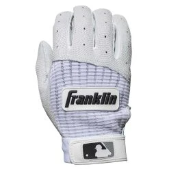 Alternative view of Franklin Pro Classic Batting Gloves – Adult – White