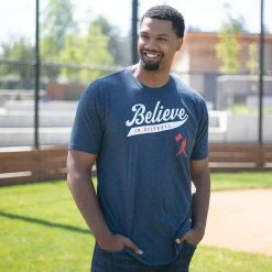 Baseballism – Believe In Baseball Navy T-Shirt (Men’s) 10 Baseballism – Believe In Baseball Navy T-Shirt (Men’s) -Wilson Sales products believe in baseball 4