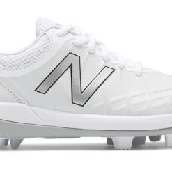 New Balance 4040v5 Youth Molded Cleats – White/White (J4040TW5)