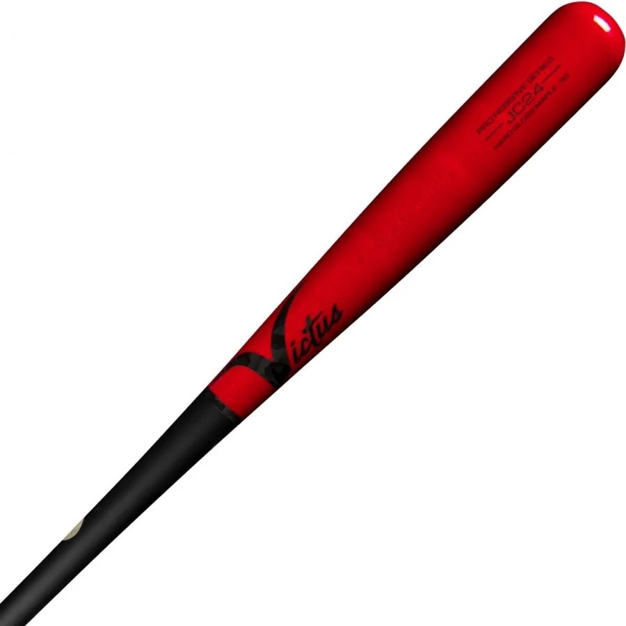 Victus JC24 Pro Reserve Maple Bat β Matte Black/Red