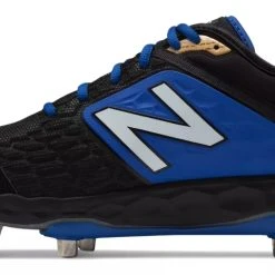 Alternative view of New Balance – Black/Blue Low-Cut L3000v4 Metal Spikes (L3000BB4)