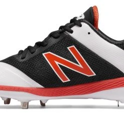 Alternative view of New Balance – Black/Orange 4040v4 Baseball Spikes (L4040BO4)