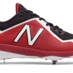 New Balance – Black/Red 4040v4 Baseball Spikes (L4040BR4)