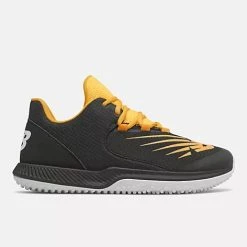 New Balance Black/Yellow FuelCell 4040v6 Turf Shoes